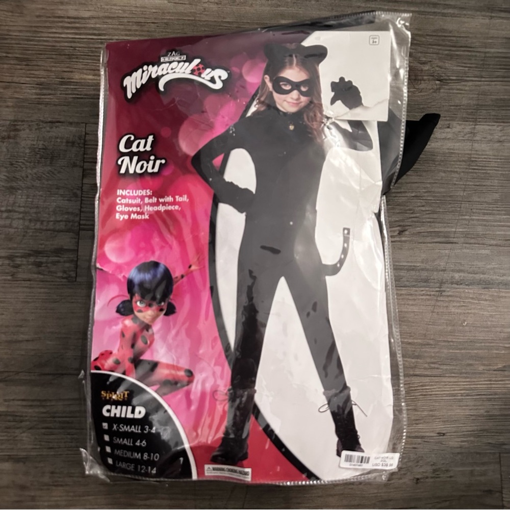 Spirit Cat Noir Kids Costume - Black